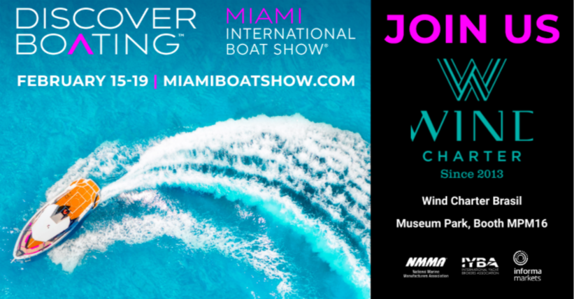 Wind Charter no Miami Boat Show 2023
