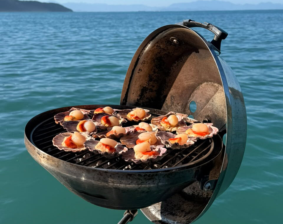 Churrasqueira a bordo, no comando Private Chef Camilla Venditti